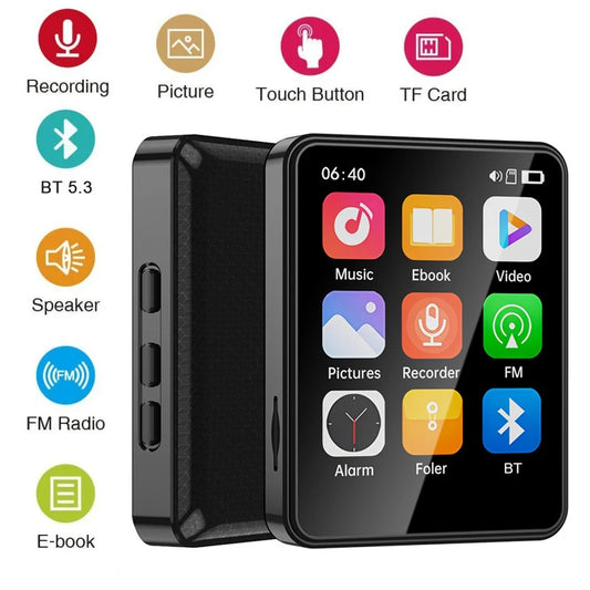 MP3 player 2.4 Inch - Support Bluetooth Full Screen touch