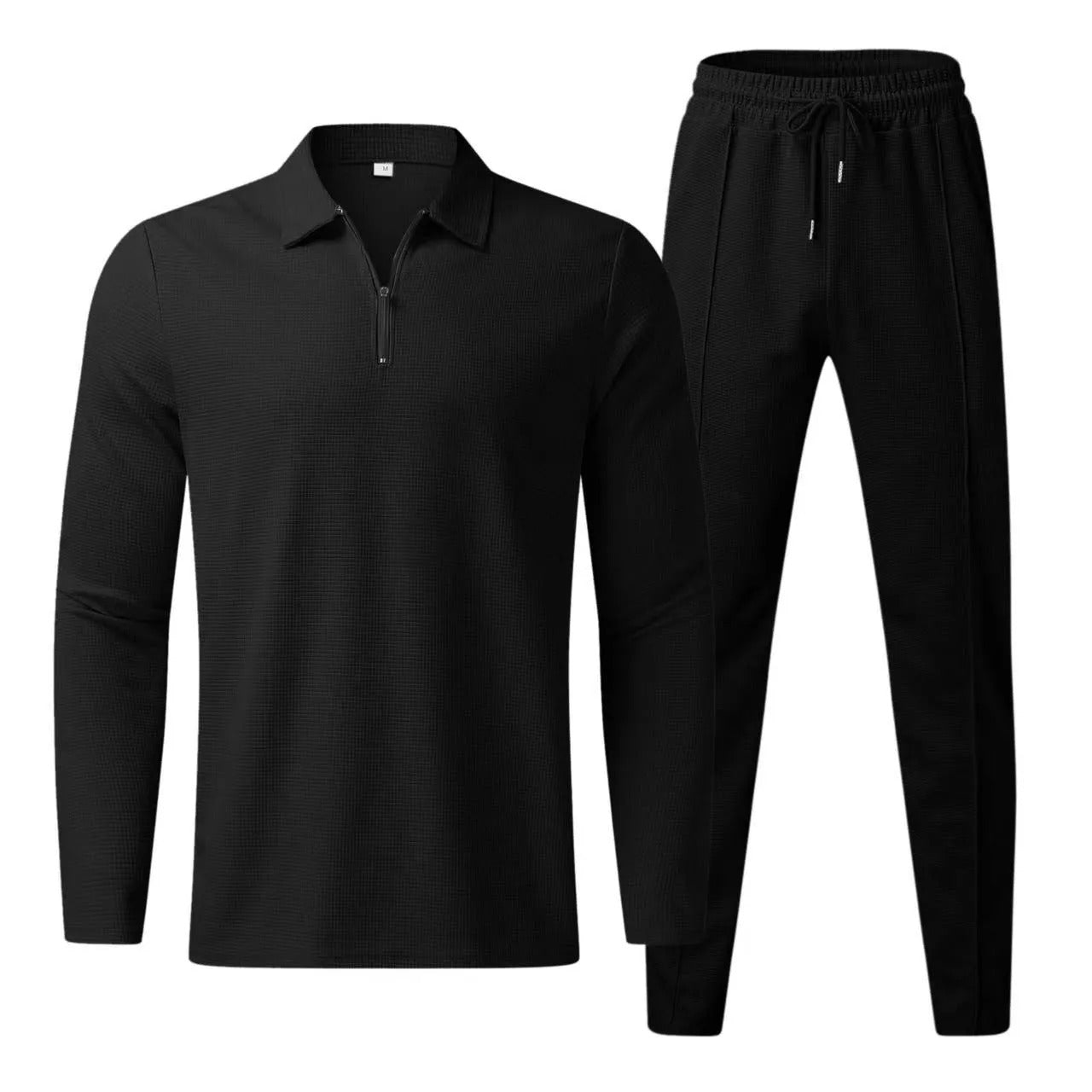 European Casual Sports Men's Waffle Tracksuit