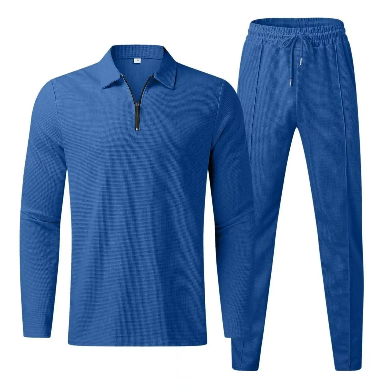 European Casual Sports Men's Waffle Tracksuit